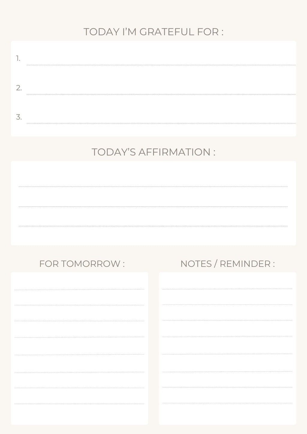 Journal/Notizbuch “Lemon”