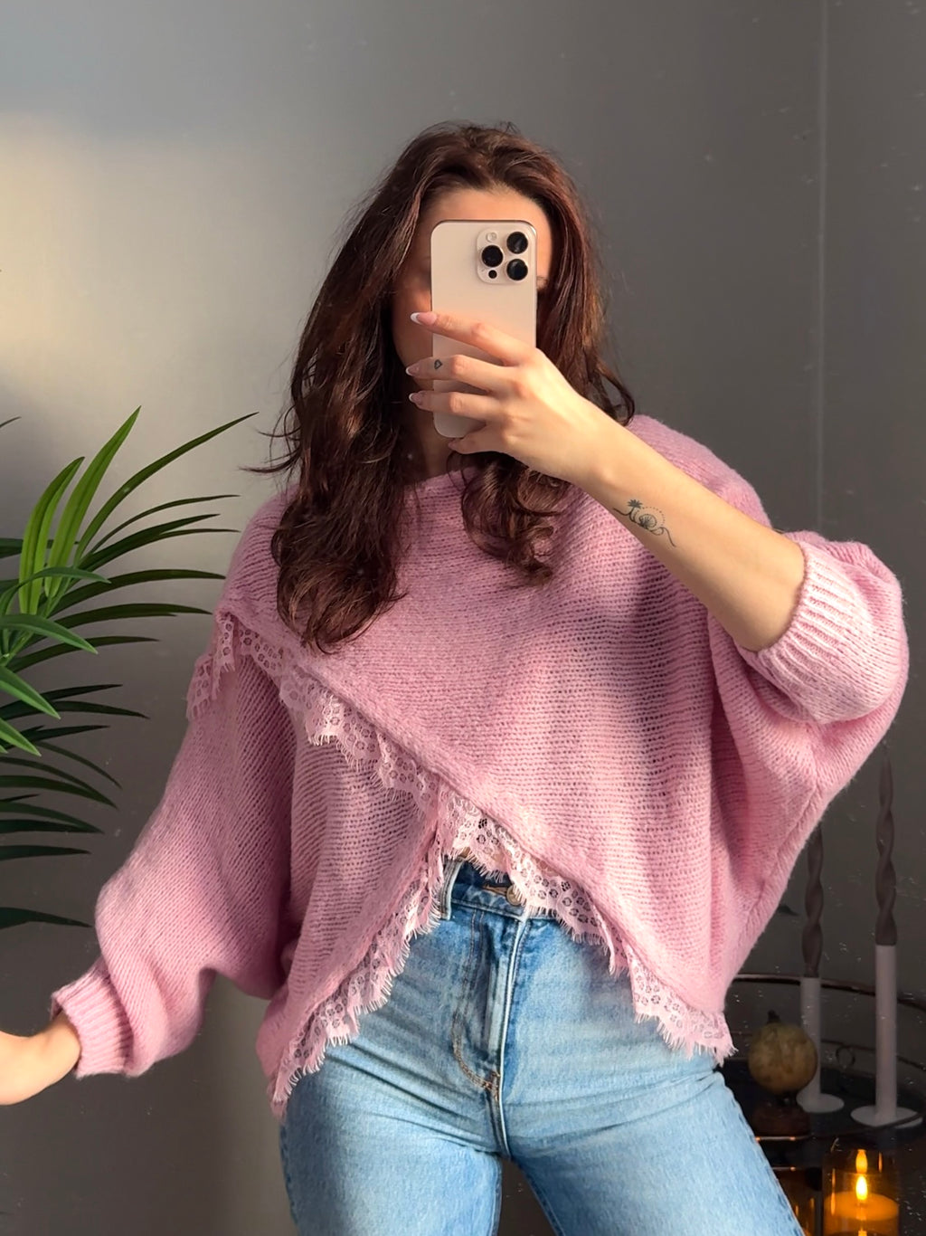 Spitzen Pullover „Lynn“