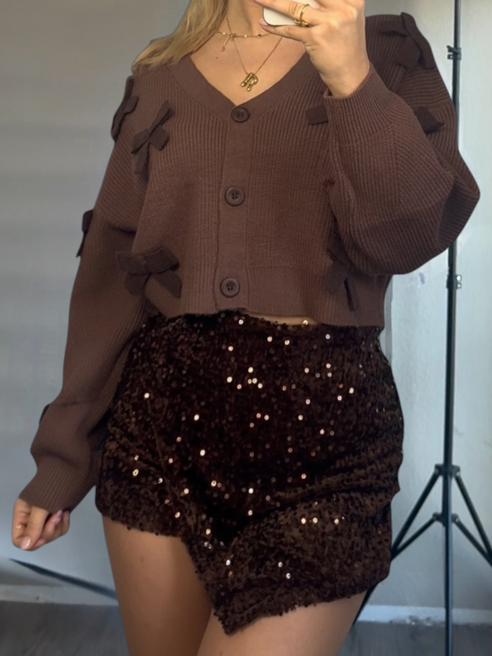 Sequin shorts “Noemi”